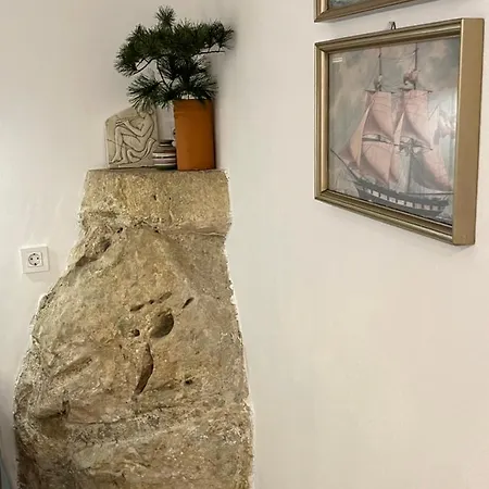 Charming At House Rustica With Terrace And Nearby Parking Apartment Punat